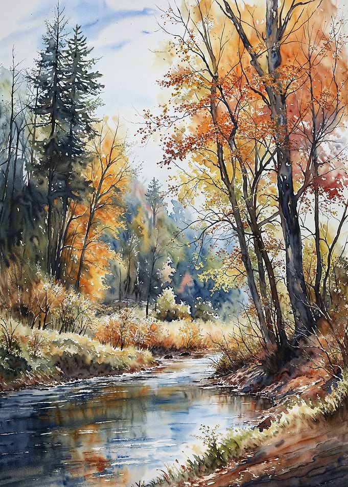 Whispering Autumn Stream