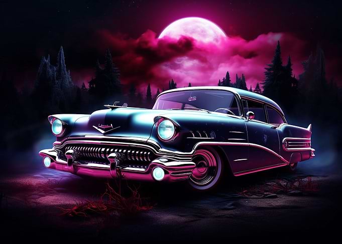 Classic car Old 8 8