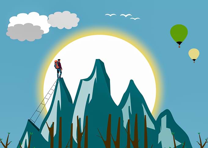 mountain climbing