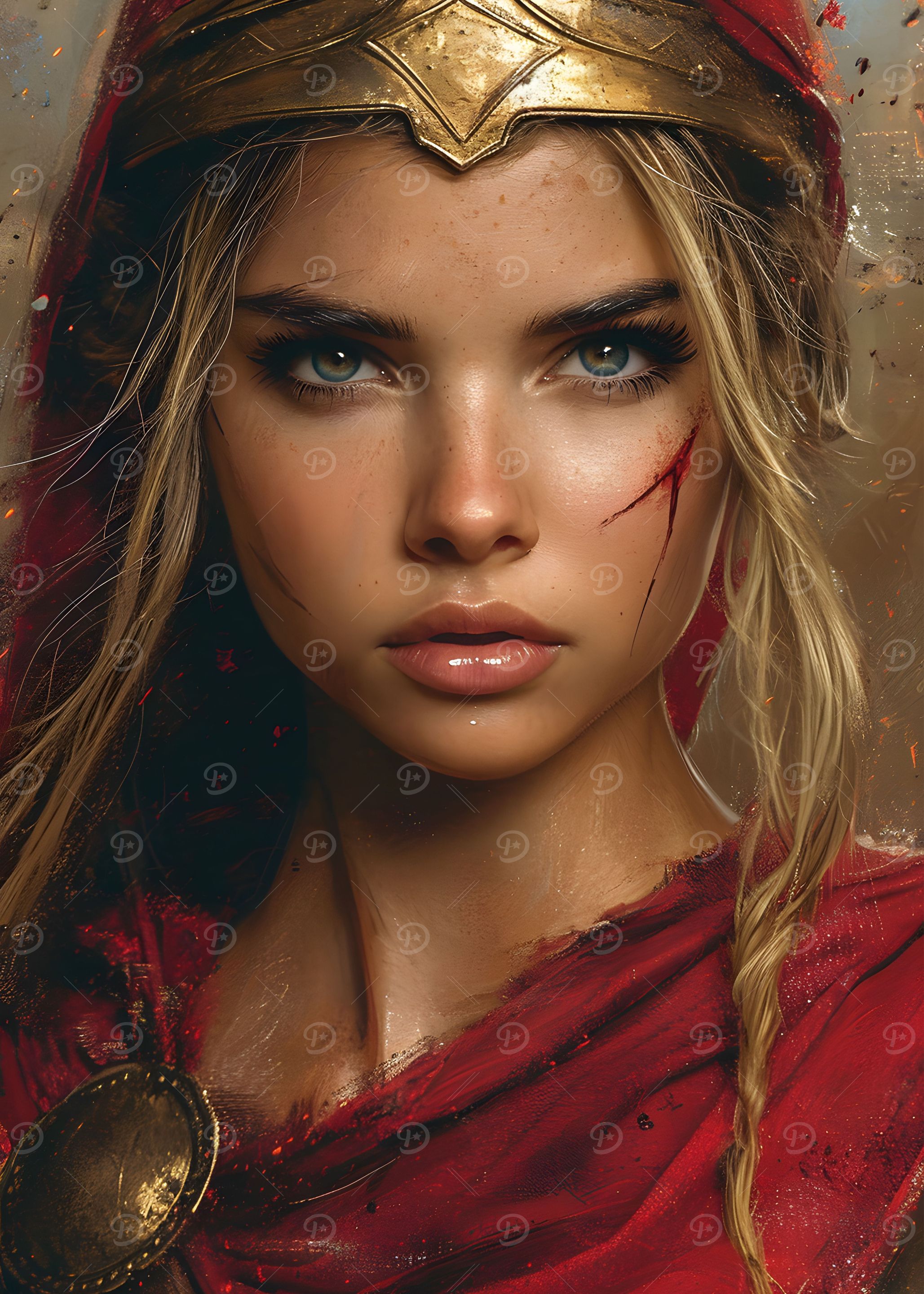 Roman Empire Warrior Girl