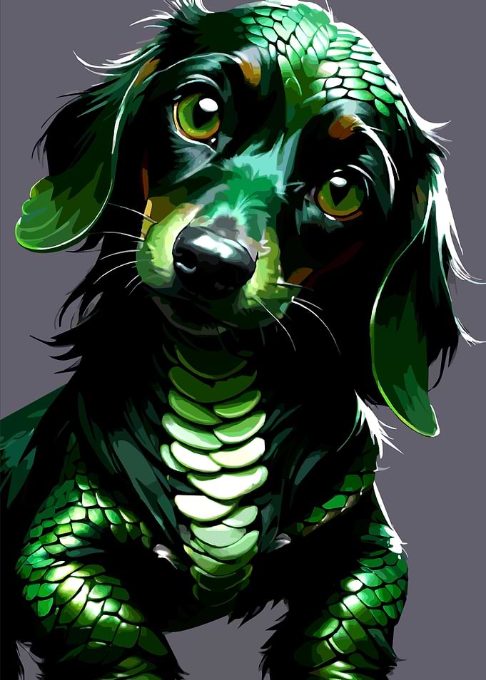 A cute Dachshund 020