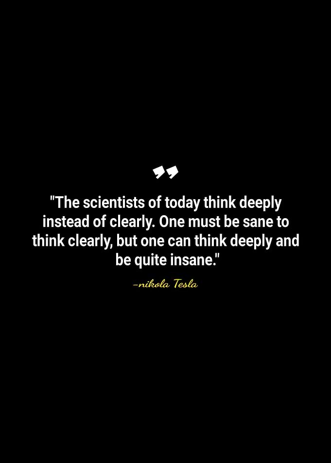 Nikola Tesla quotes