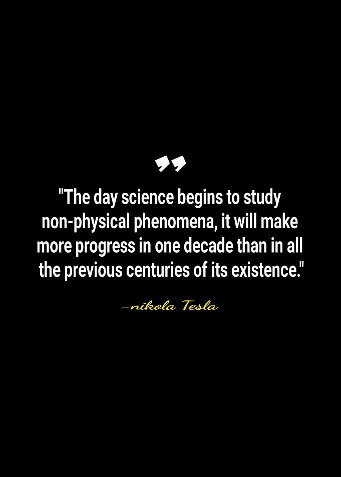 Nikola Tesla quotes