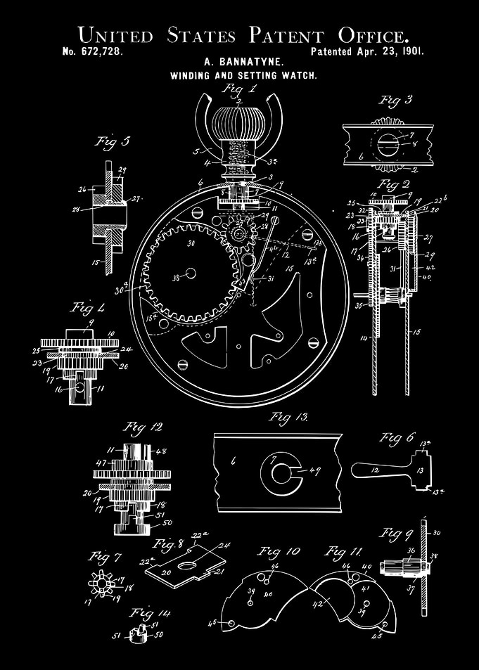 Watch patent