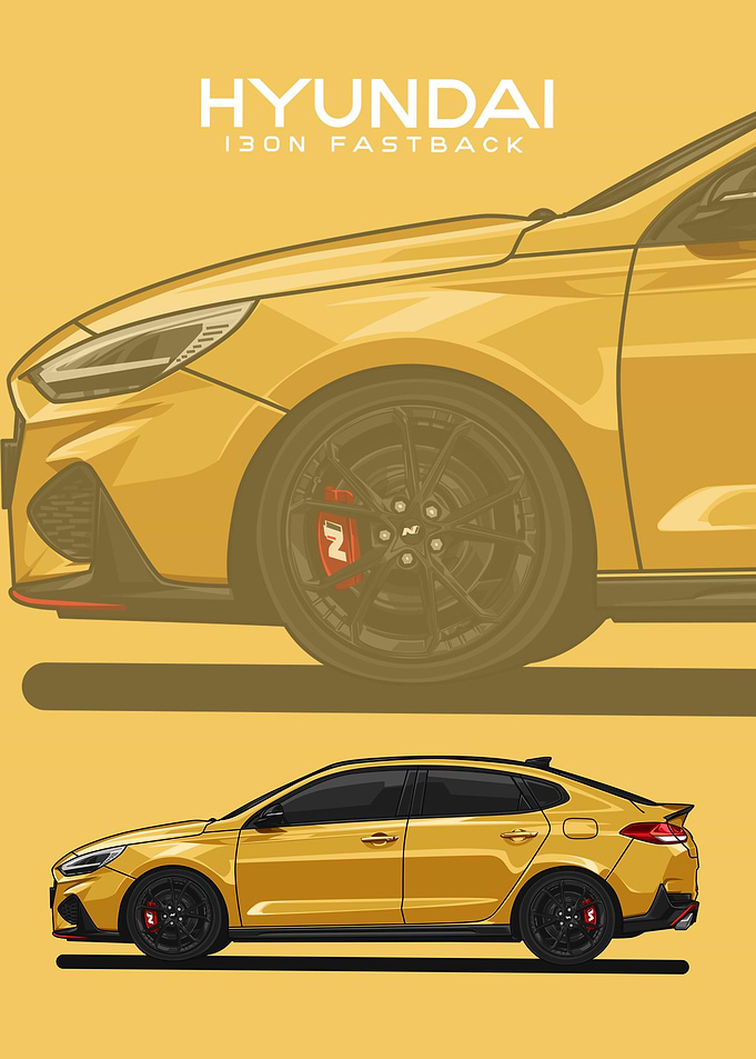 hyundai i30n fastback yllw