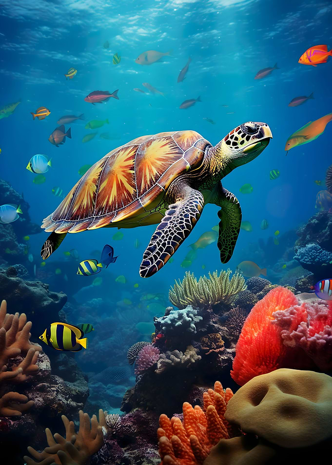 Turtle Sea Animals