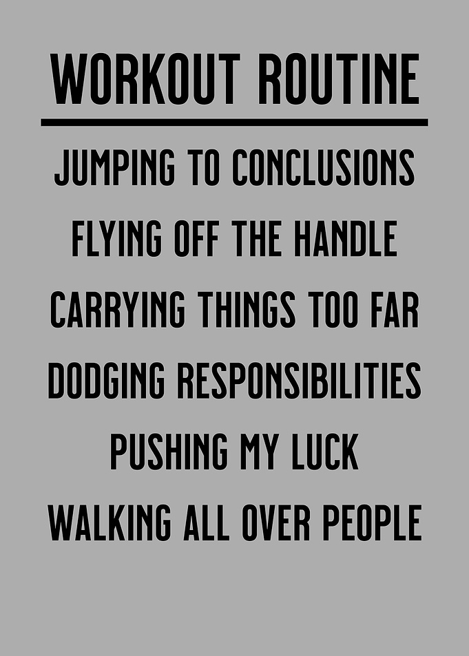 FUNNY WORKOUT GREY