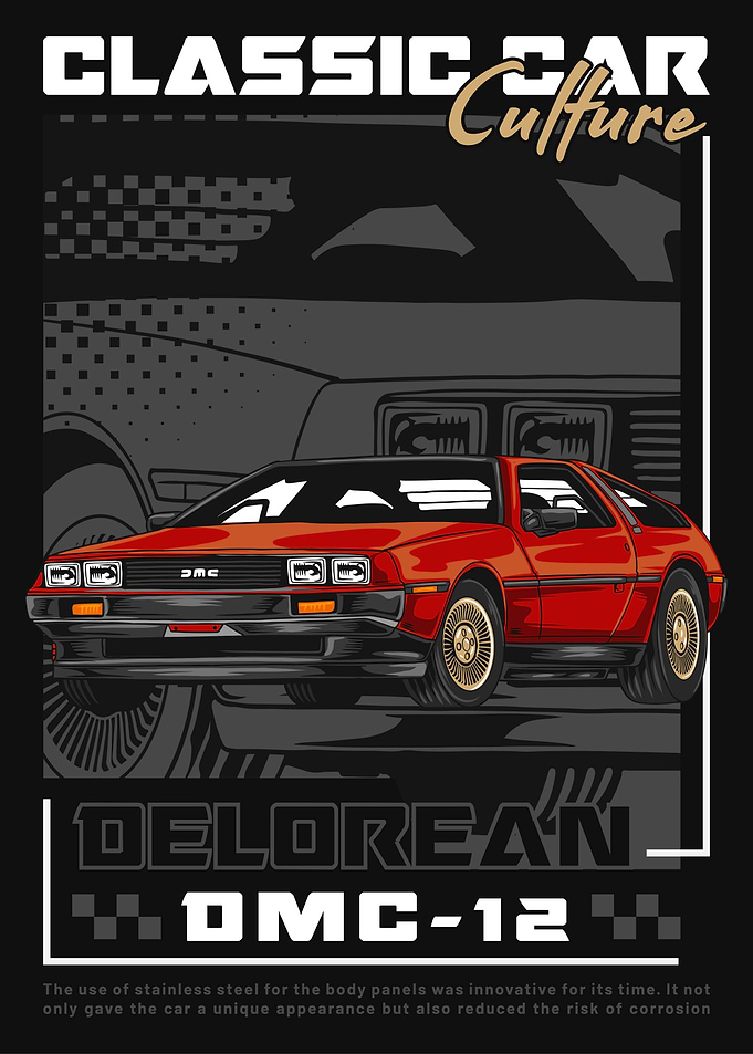 Retro Exotic Car