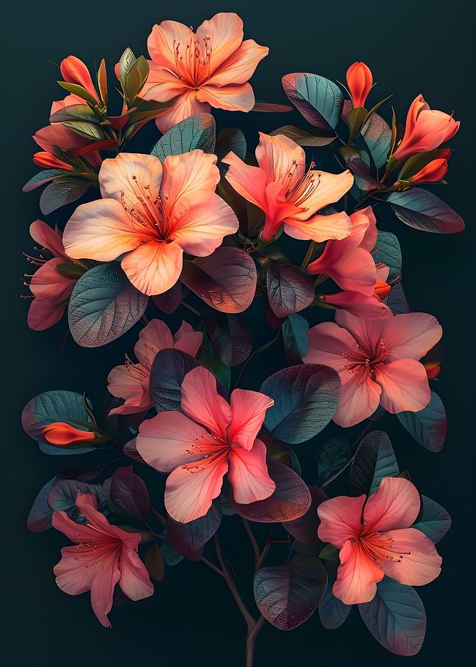 Poster With flowers