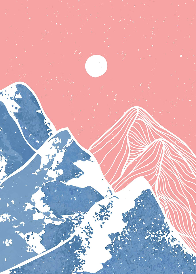 abstract mountain