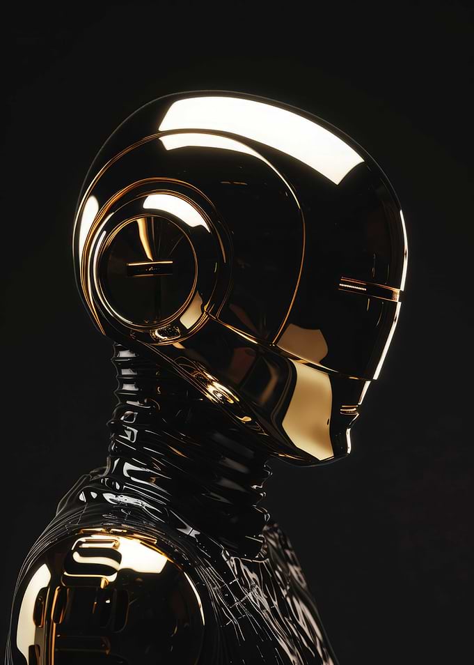 3D Dark Gold