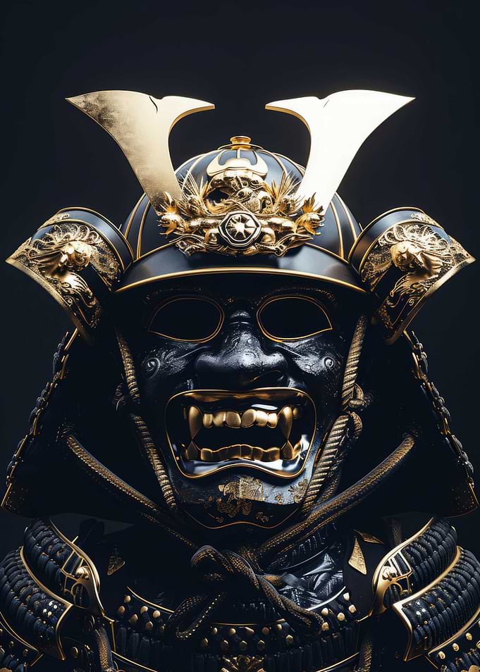 Samurai Armor Dark Gold