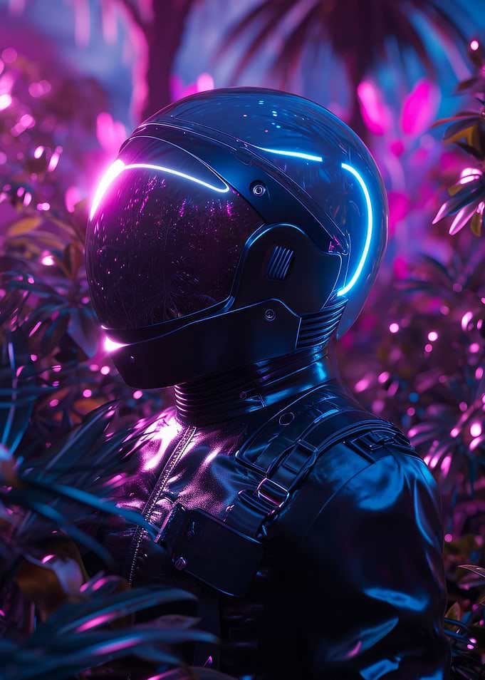 Cyberpunk Aesthetic Floral