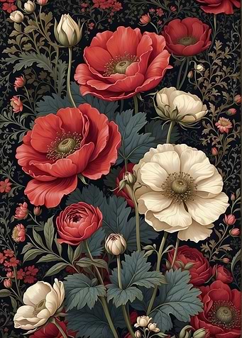 Eternal Poppy Elegance