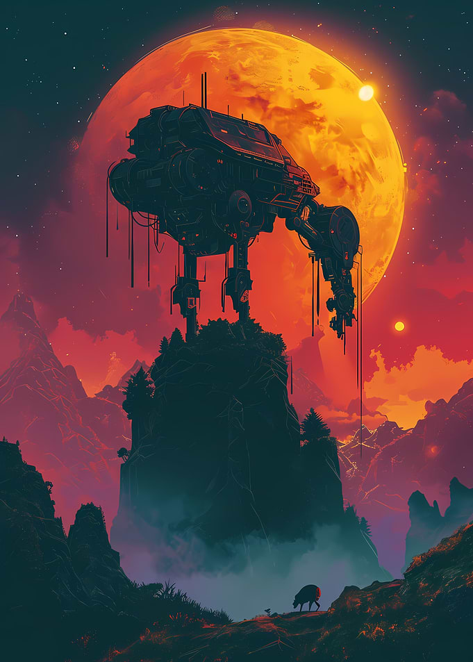 Huge Robot Carcass