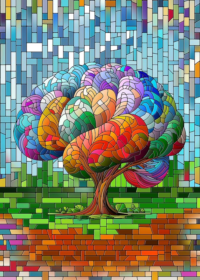 The Brain Tree Mosaic