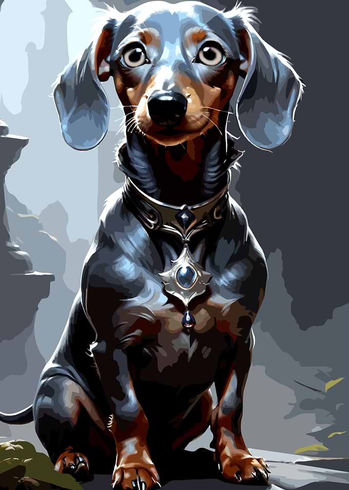 A cute Dachshund 037