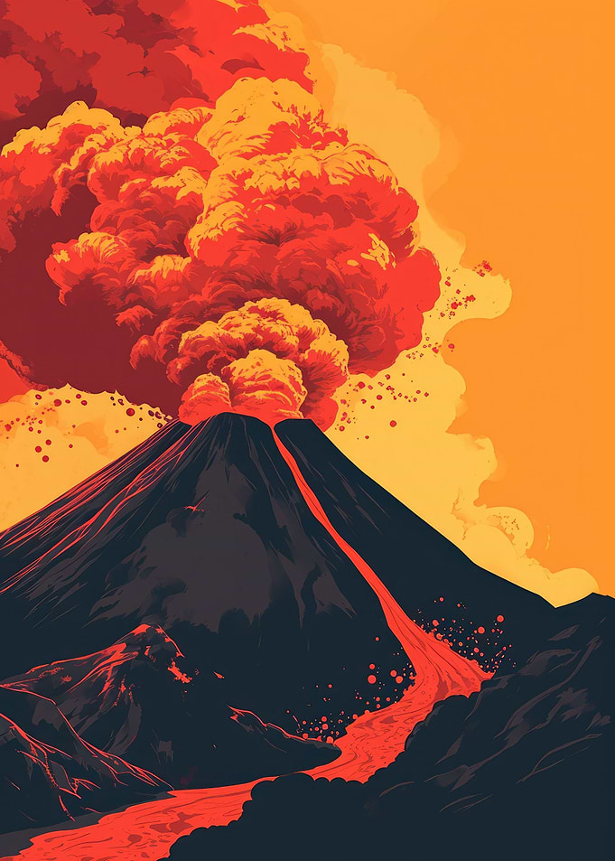Erupting Volcano