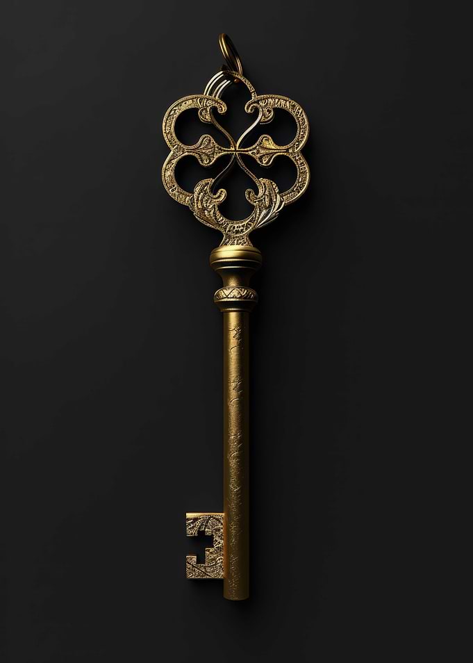 3D Dark Gold