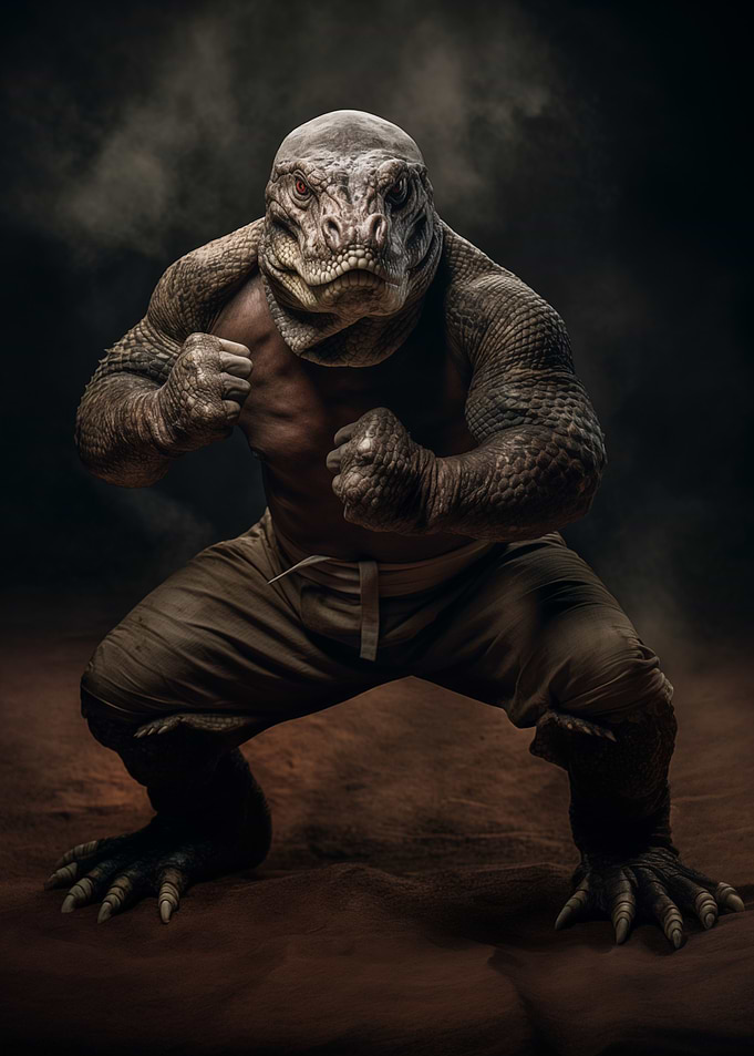 Komodo Dragon Fighter