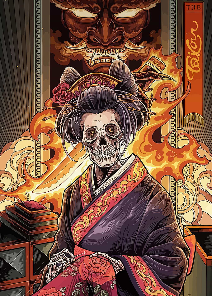 Japanese Geisha Demon