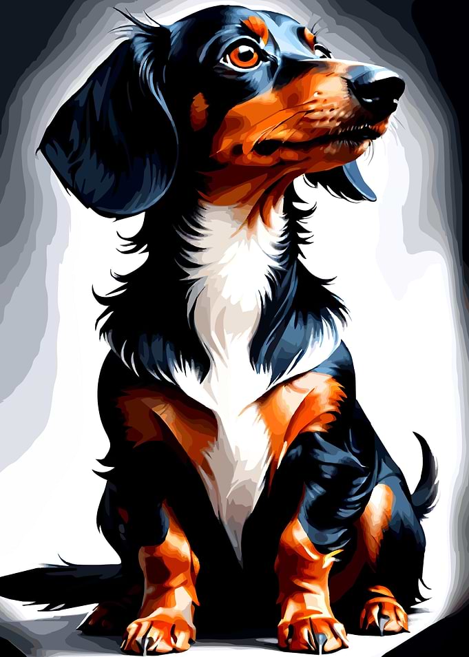 A cute Dachshund 034