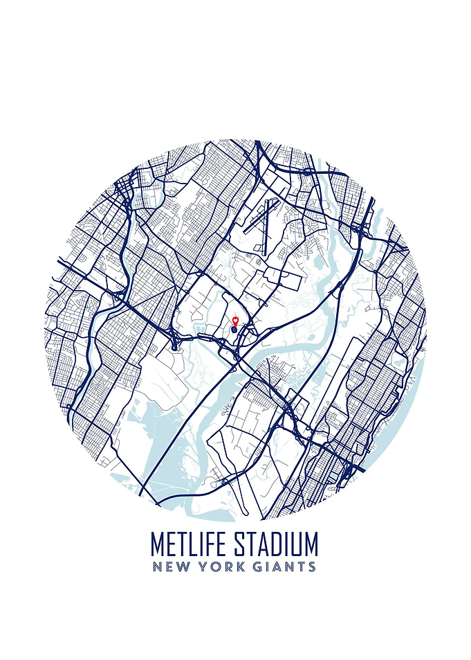 MetLife Stadium Map