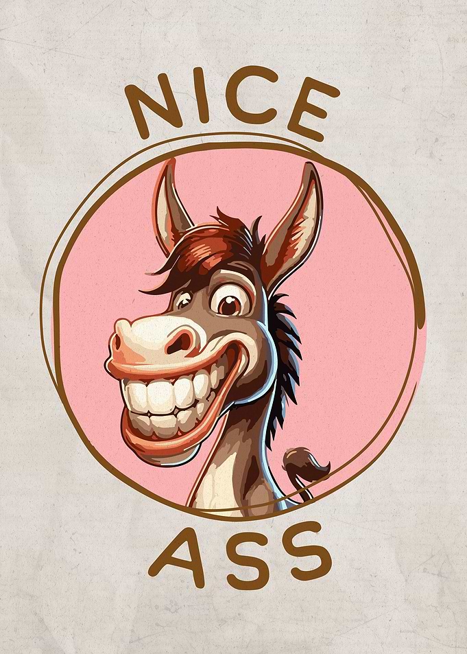 Funny Bathroom Nice Ass