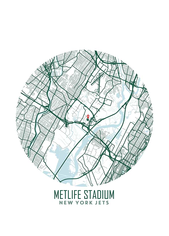 MetLife Stadium Map