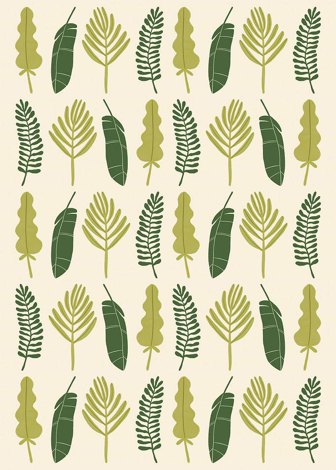 Jungle Foliage Pattern