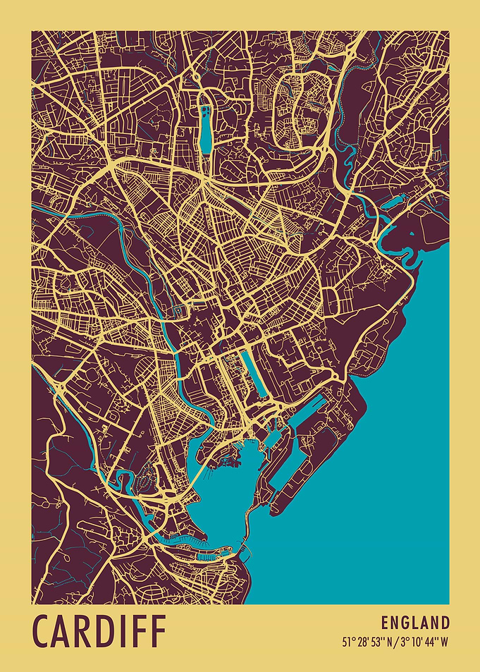 Cardiff Map