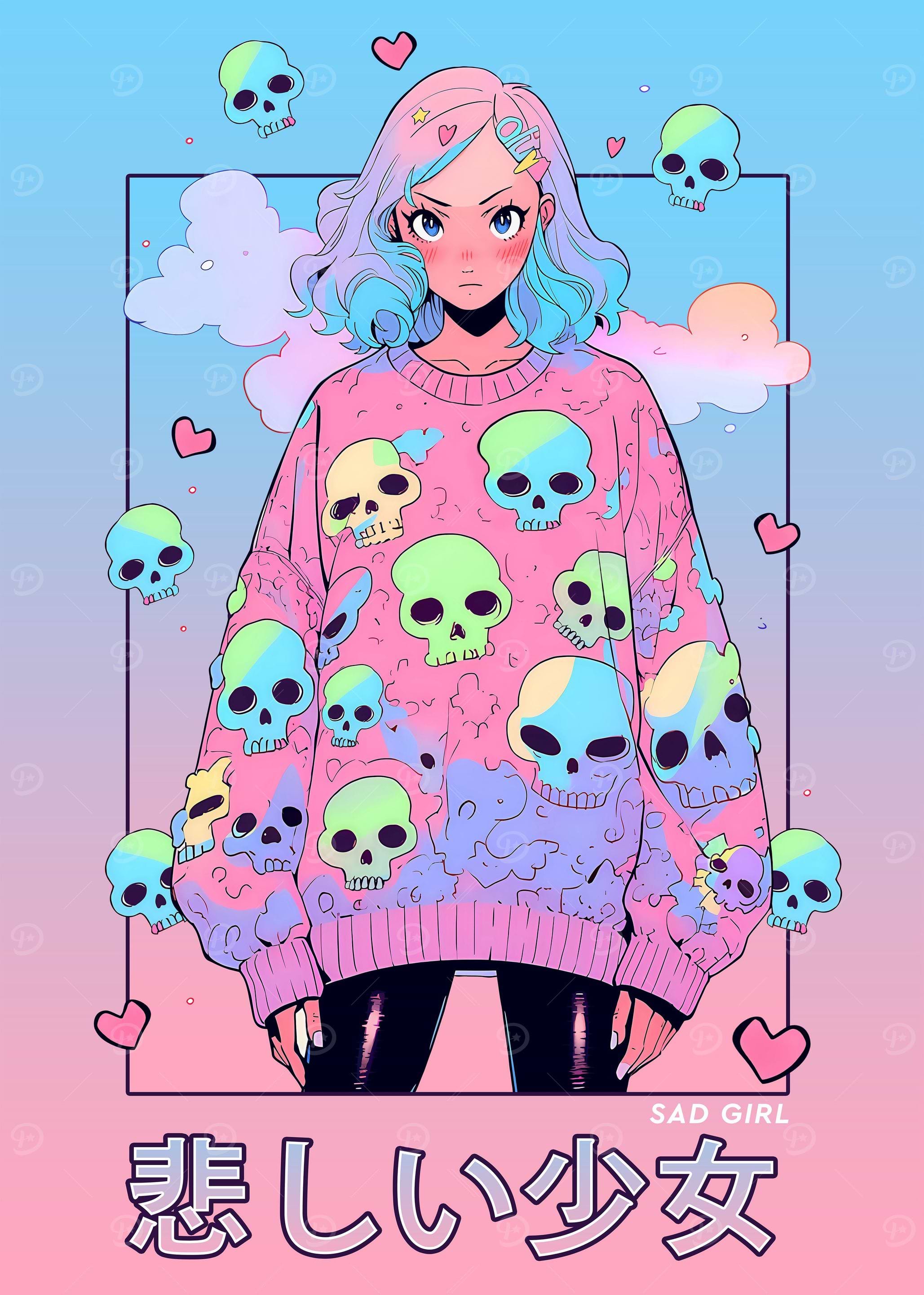 Anime Teen Girls' Posters | Juka Arts | Displate