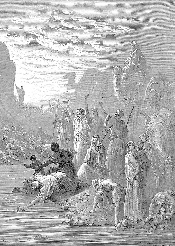 Moses Strikes the Rock
