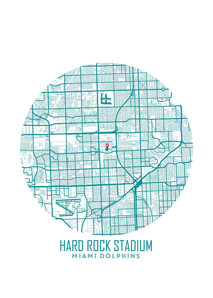 Hard Rock Stadium Map