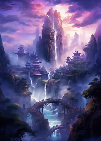 Magical falls