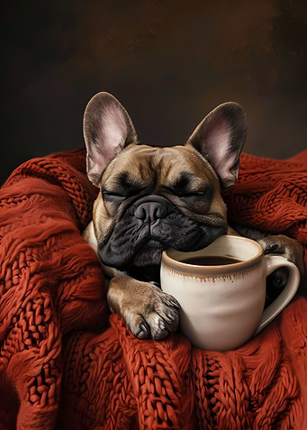 French Bulldog Coffee Cup