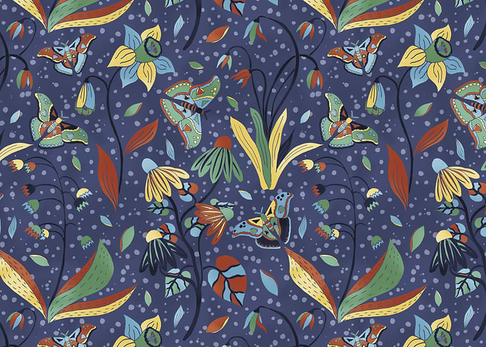 Flowers and Butterflies