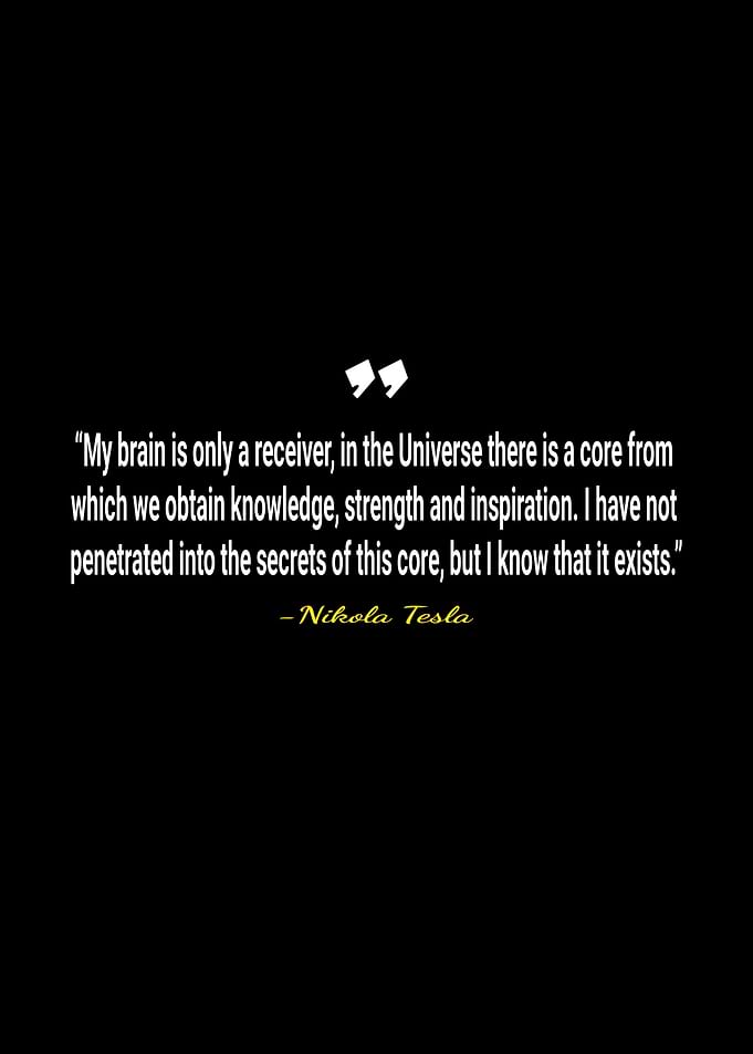 Nikola Tesla quotes