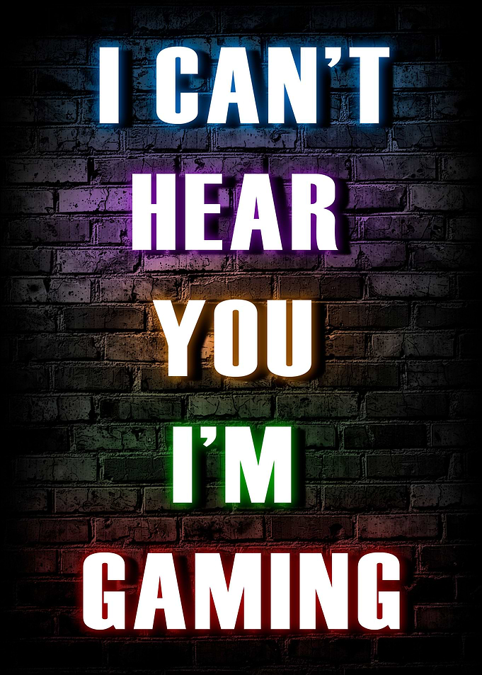 Game Gamer Gaming Neon