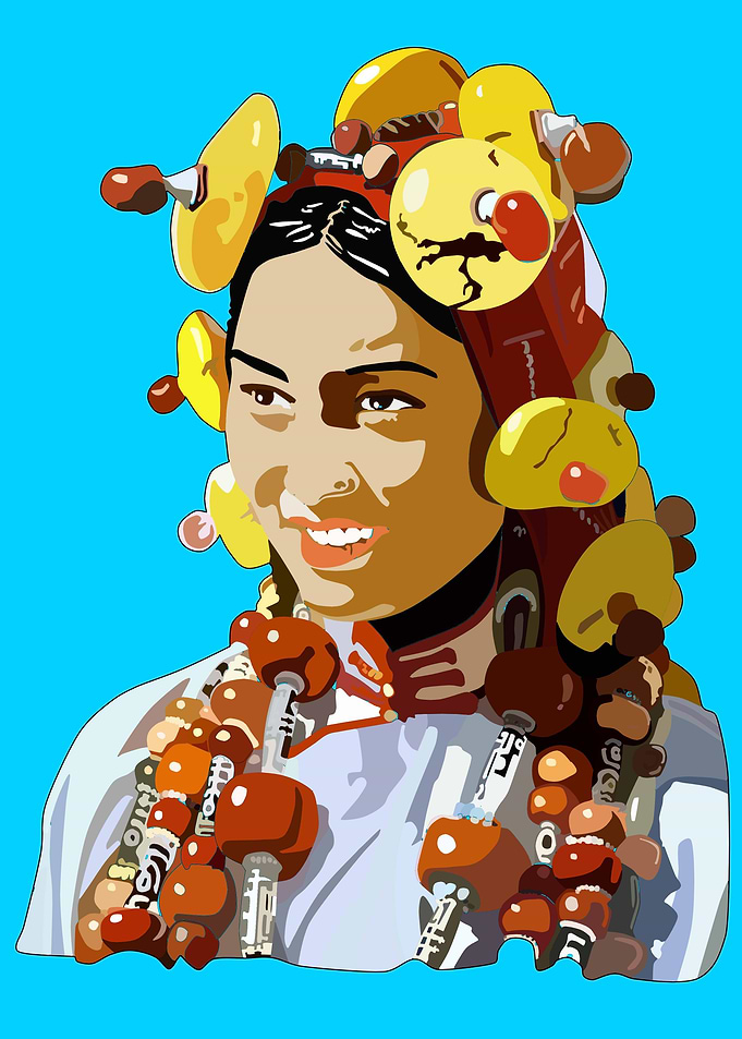 Soulful Tibetan woman