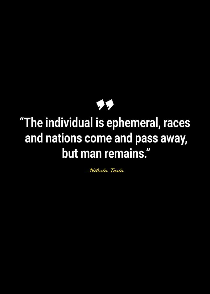 Nikola Tesla quotes