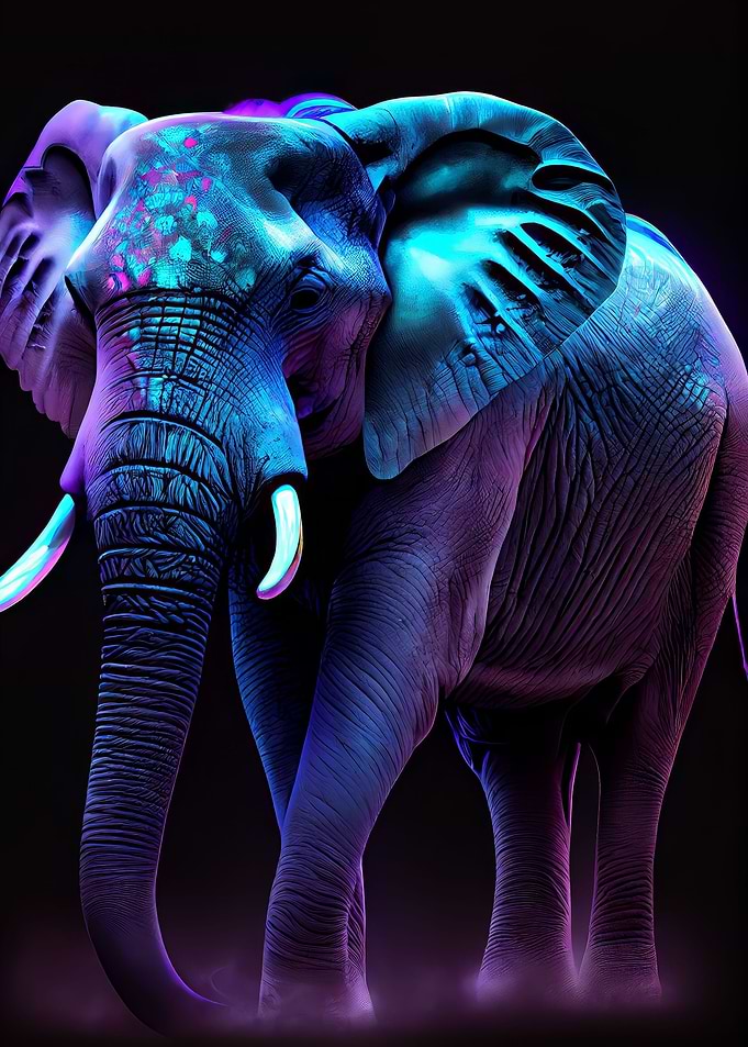 Neon Majesty Elephant