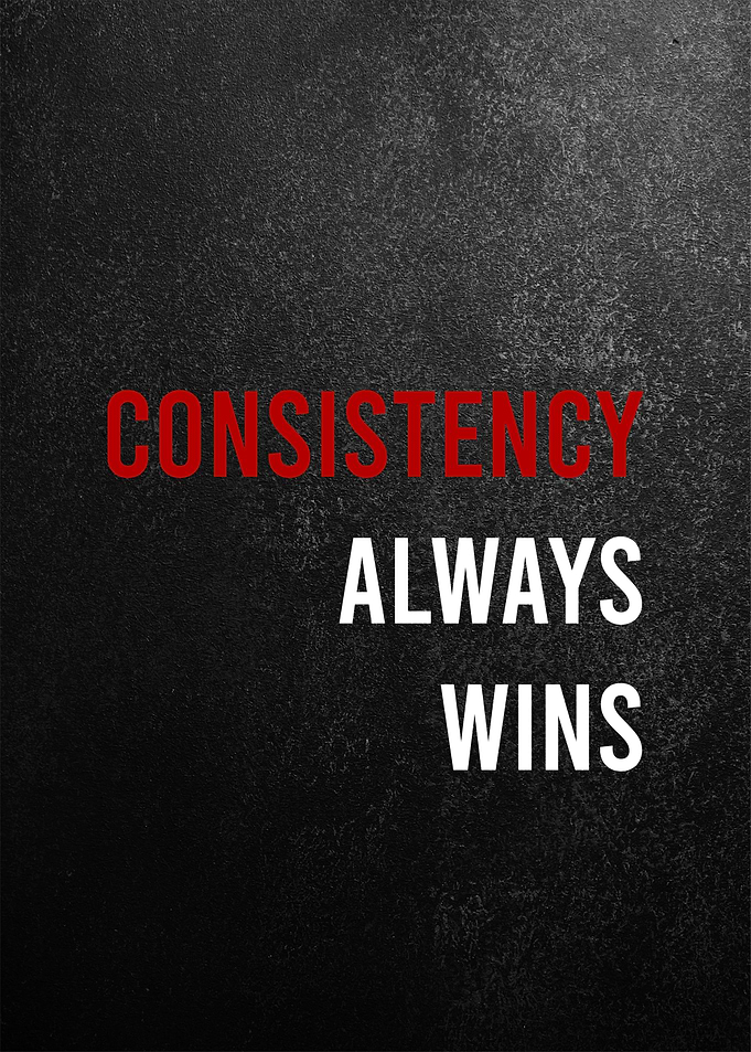 consistency always wins