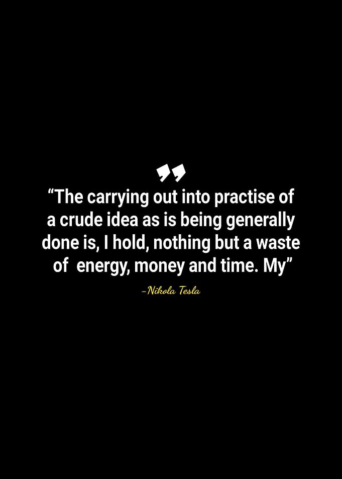 Nikola Tesla quotes
