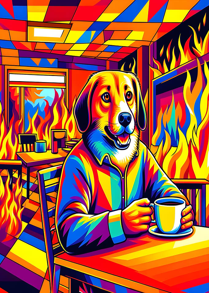 Dog Fine Meme