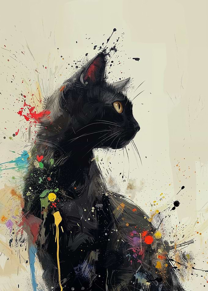 Mystic Feline Splash