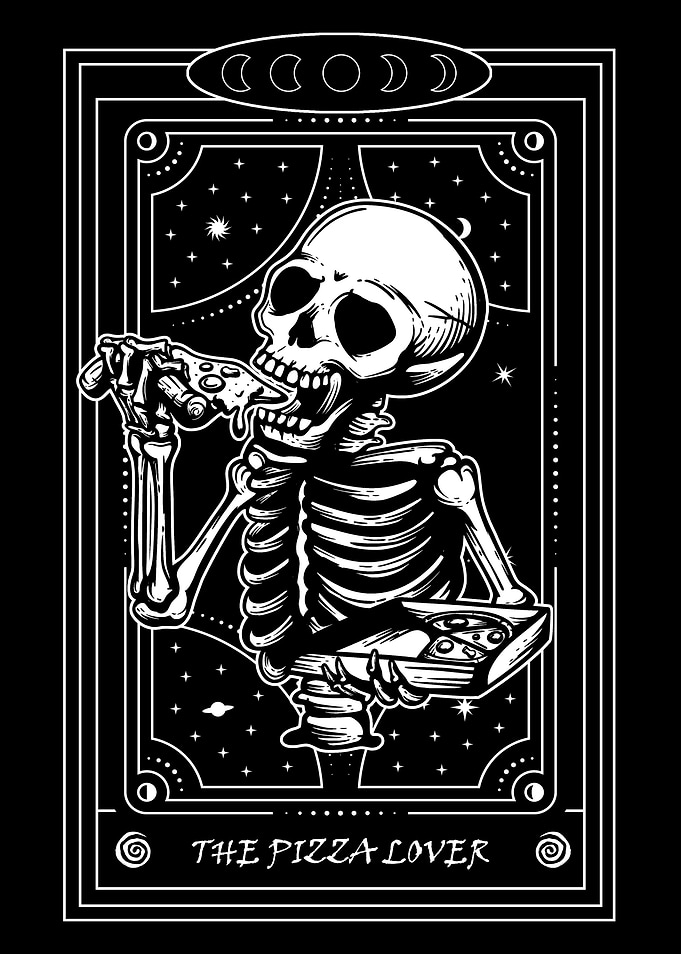 Tarot Card Pizza