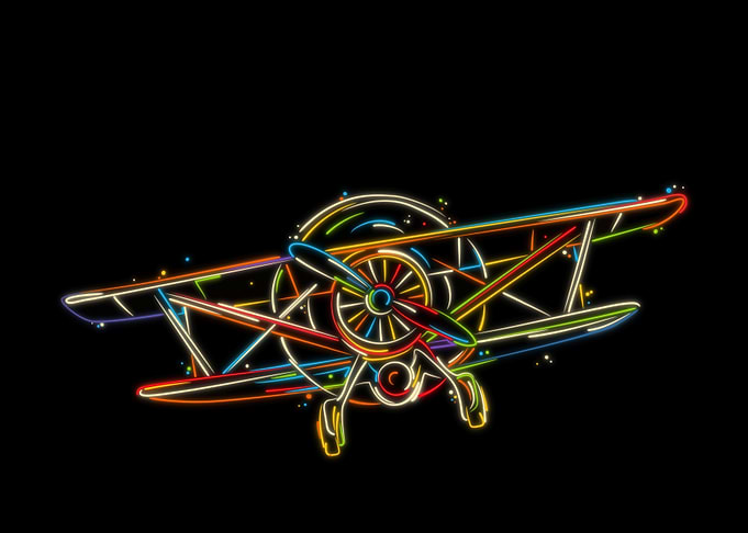 Biplane sketch