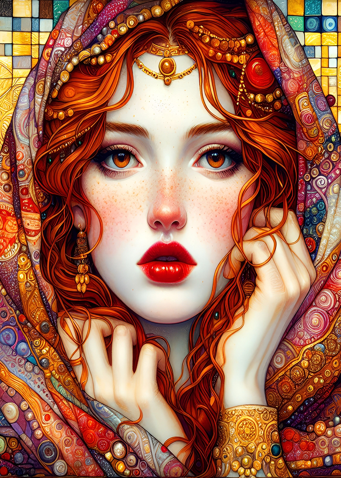 Redhead Irish Beauty Model