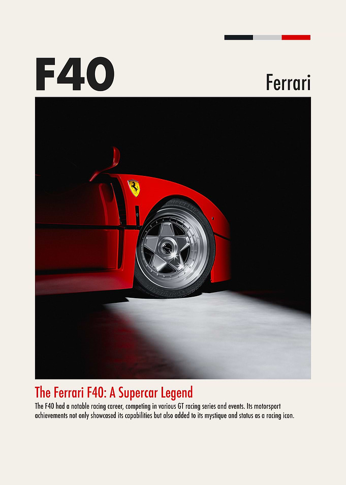 Ferrari F40 Side